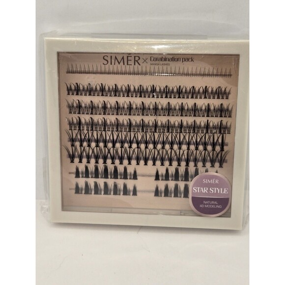 Manga Lashes, Simer Combination Lashes False Eyelashes - Picture 1 of 2